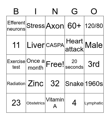 COOL CAREERS Bingo Card