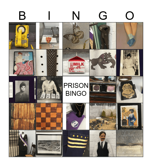 PRISON BINGO Card