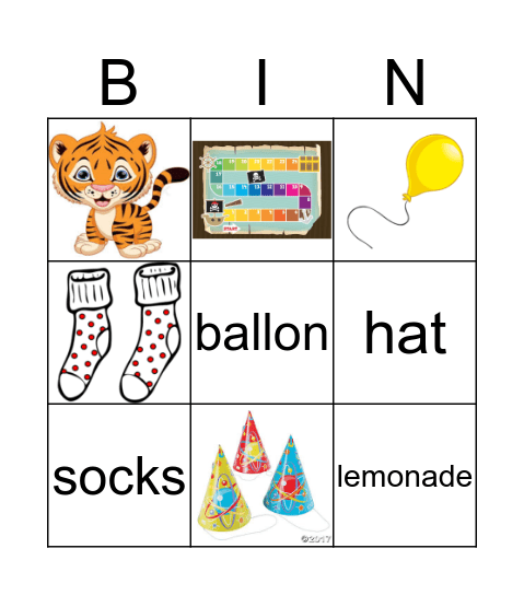 Kim's Birthday Bingo Card