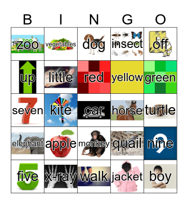 Alphabet Bingo! Bingo Card