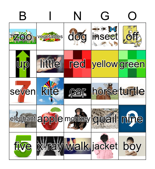 Alphabet Bingo! Bingo Card