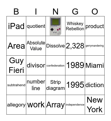 Gamify Bingo Card