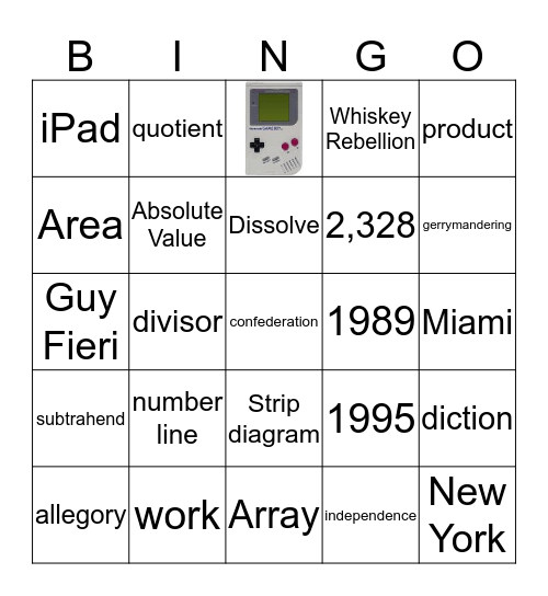 Gamify Bingo Card