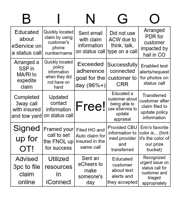 Making the most of your time Bingo Card