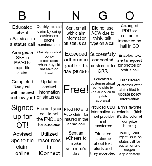 Making the most of your time Bingo Card