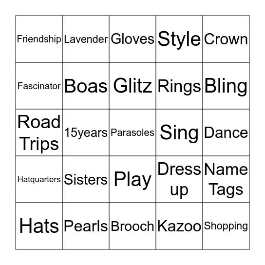 Red Hat Bingo Card