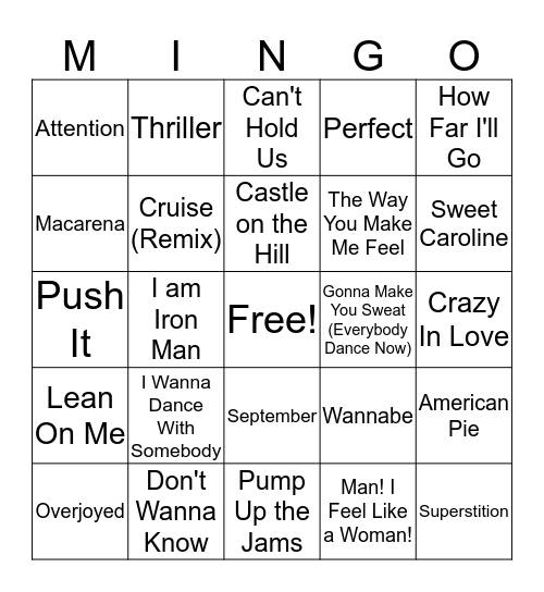 Fish Fry Mingo Bingo Card