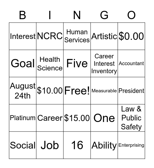 PATHS Review (Weeks 1 & 2) Bingo Card
