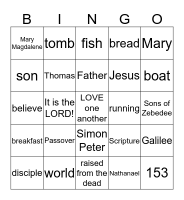 JESUS loves ME!!! Bingo Card