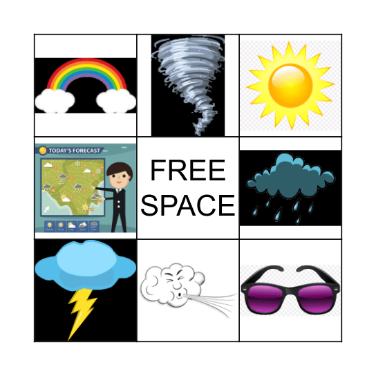 WEATHER BINGO Card