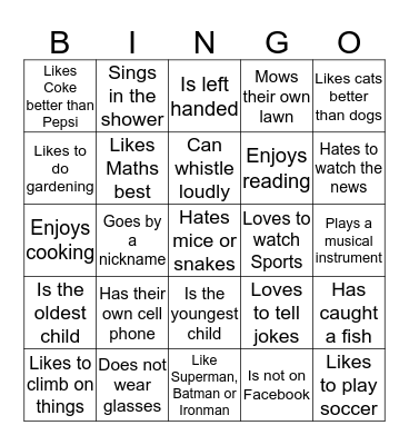 First Day of Summer Science Camp! Bingo Card