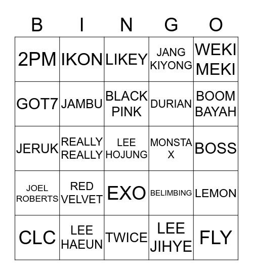 @LVSICA89 bersama LEOVA Bingo Card