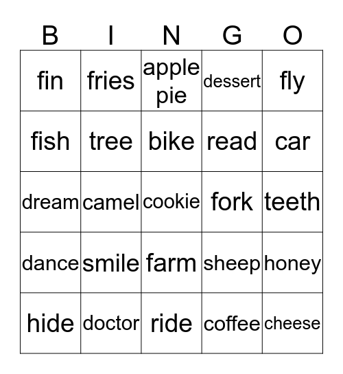 U4 REVIEW Bingo Card