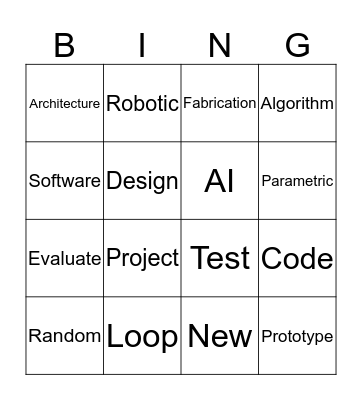 SIGraDi Bingo Card