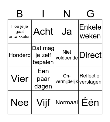 Pip bingo! Bingo Card