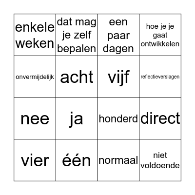 Pip bingo! Bingo Card