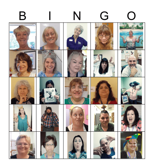 Staff BINGO Card
