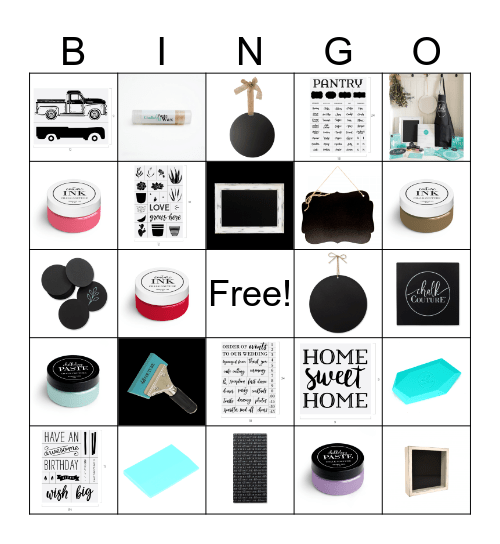 Chalk Couture Bingo Card