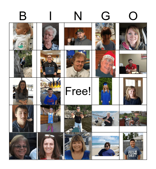 Obenauf Family  Bingo Card