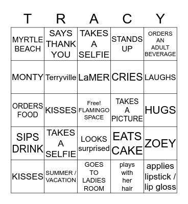 "We're sad to see you Flamin-Go!!" Bingo Card