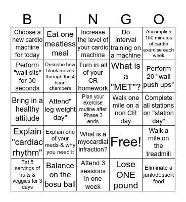 CRINGO Bingo Card