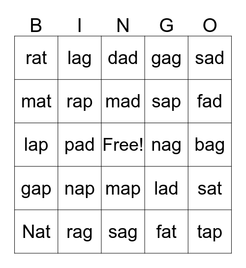 1.1 Fun Bingo Card