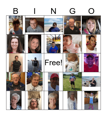 Obenauf Family  Bingo Card