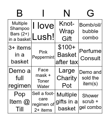 Summer Kick-Off Contest!!! Bingo Card