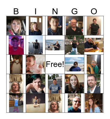 Obenauf Family  Bingo Card