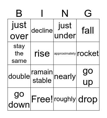 presentation Bingo Card