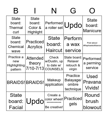 'Do it with PASSION, or not at all' Bingo Card