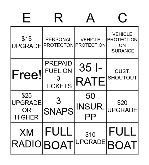 0914 BINGO  Bingo Card