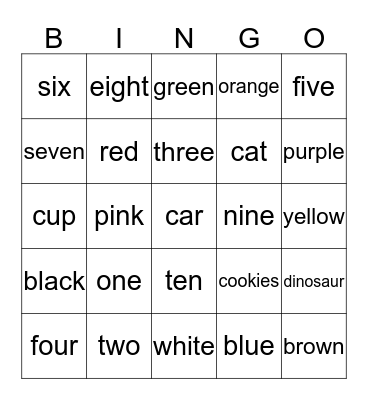 Day 2 Bingo Card