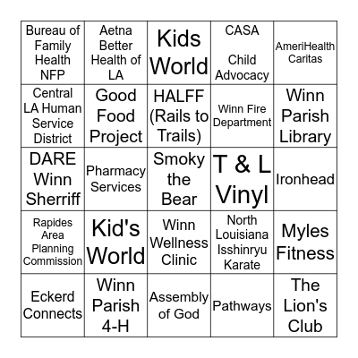 Back 2 School Passport Bingo Card