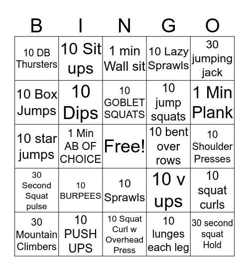 OG BINGO  Bingo Card