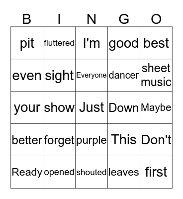 pp. 16-19 Bingo Card