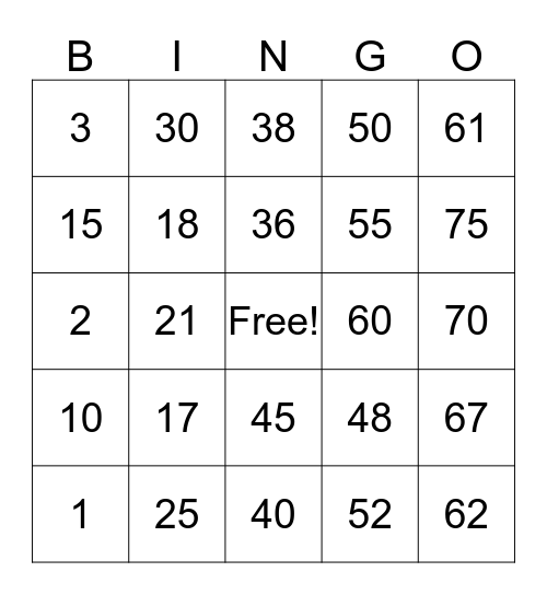 Galata Chemicals Safety BINGO 2018 Bingo Card