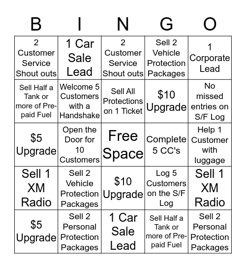 Enterprise Bingo Card