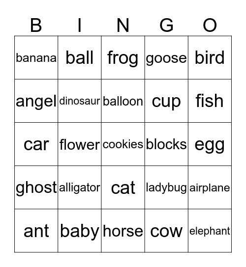 day 5 Bingo Card