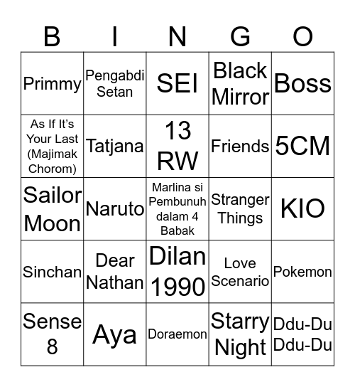 TATJANAEIL Bingo Card