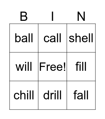 July Week 3 Bingo Card
