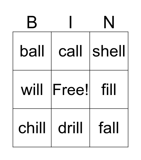 July Week 3 Bingo Card