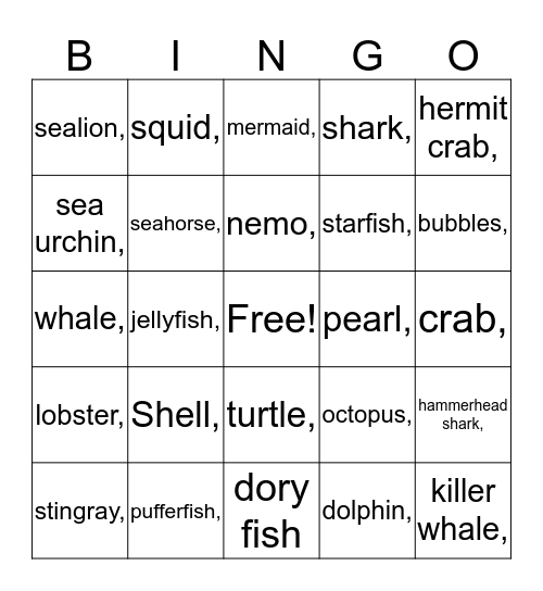 KEATON'S AMAZING BINGO RALLY Bingo Card