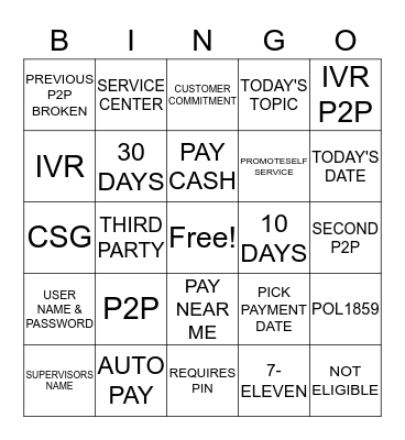 GO DIGITAL Bingo Card