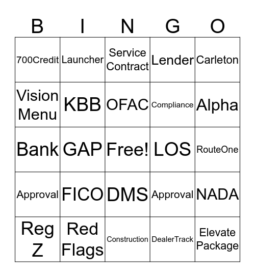 DEALFI Bingo Card