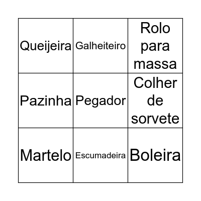 Charraiá Samuel & Jessika Bingo Card