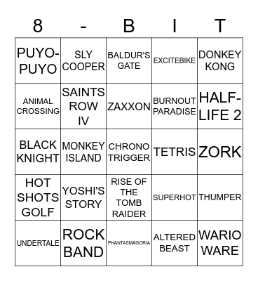 WAIT, WHAT? IS THIS BINGO? Bingo Card