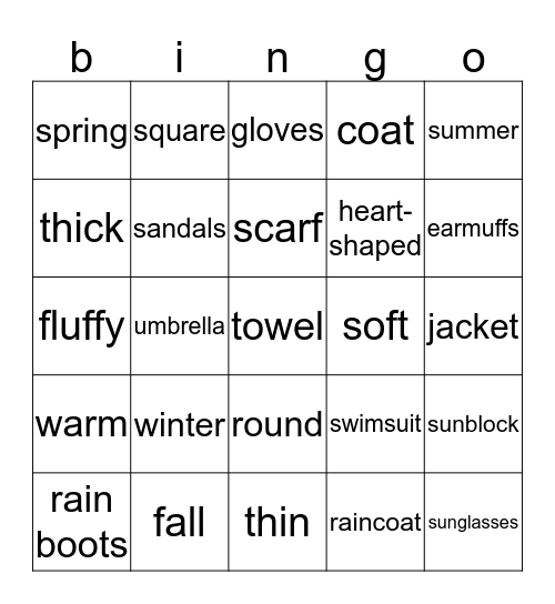 bingo game Bingo Card