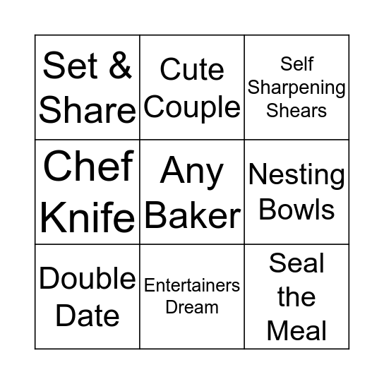 Tara at Home Bingo Card