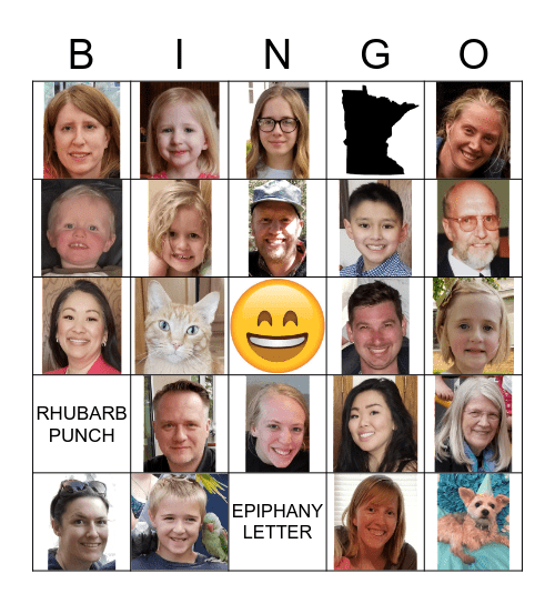 FAMILY BINGO Card